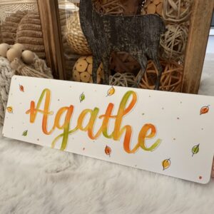 Marque-page fait main et personnalisé – Murmures d&rsquo;automne