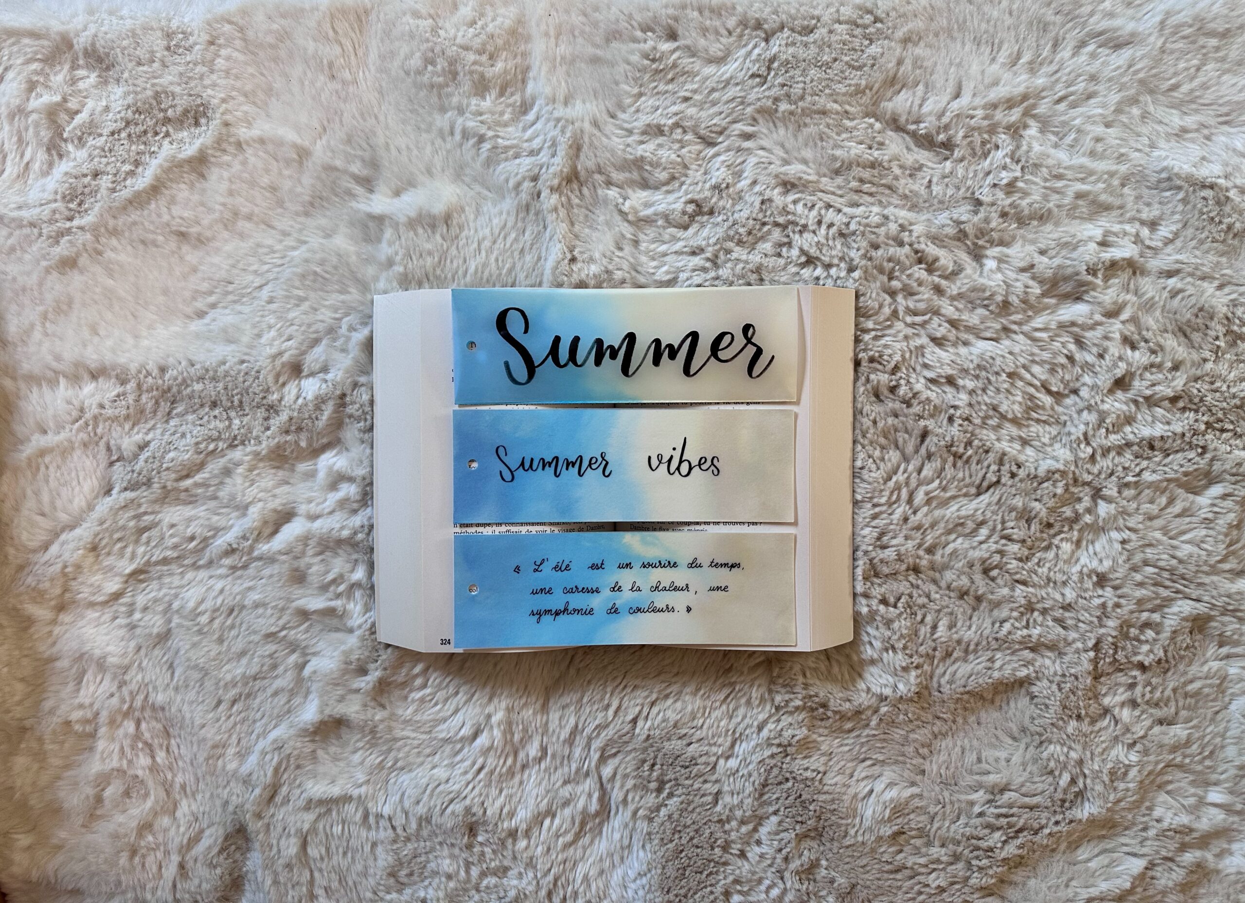 Marque-page fait main et personnalisé - Bord de mer – Image 7