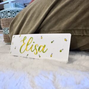 Marque-page fait main et personnalisé –  Citronnade d’été