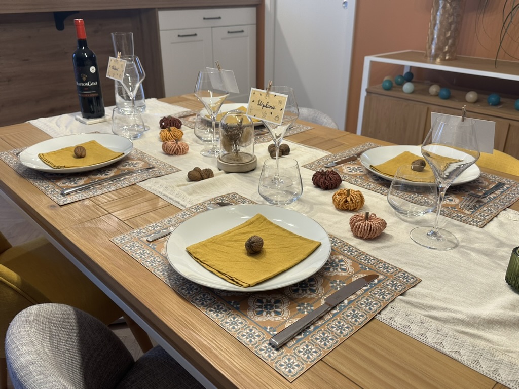 Marque-place fait main et personnalisé - Doodles d’automne – Image 2