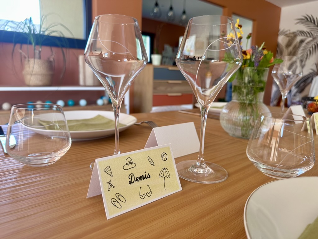 Marque-place fait main et personnalisé - Doodles d’été – Image 6