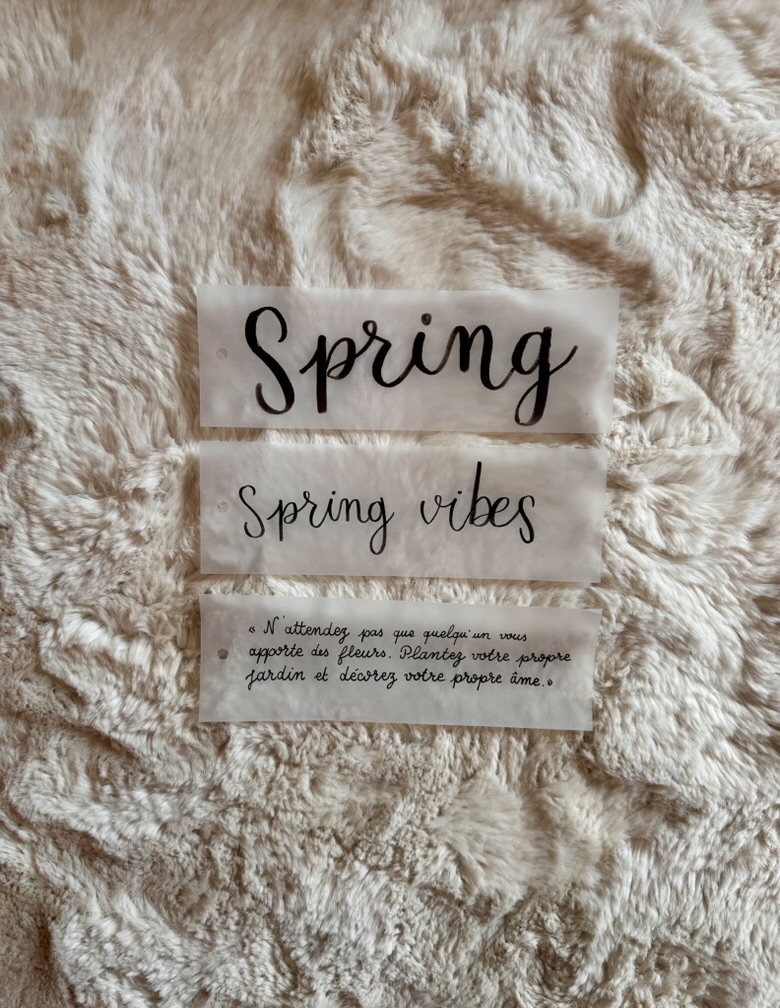 Marque-page fait main et personnalisé - Eclosion printanière – Image 5