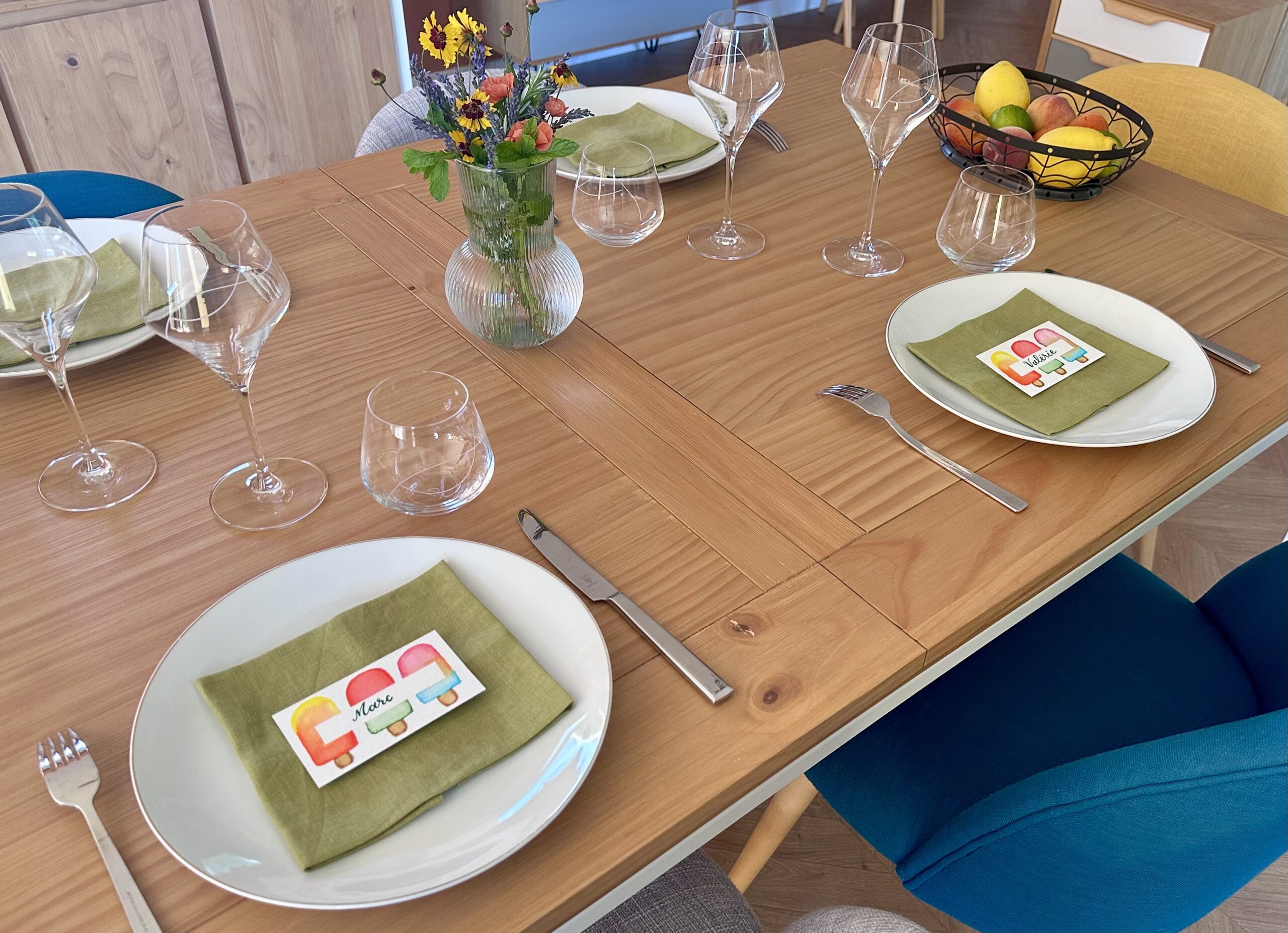 Marque-place fait main et personnalisé - Fraîcheur glacée – Image 6