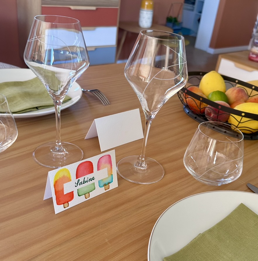 Marque-place fait main et personnalisé - Fraîcheur glacée – Image 9