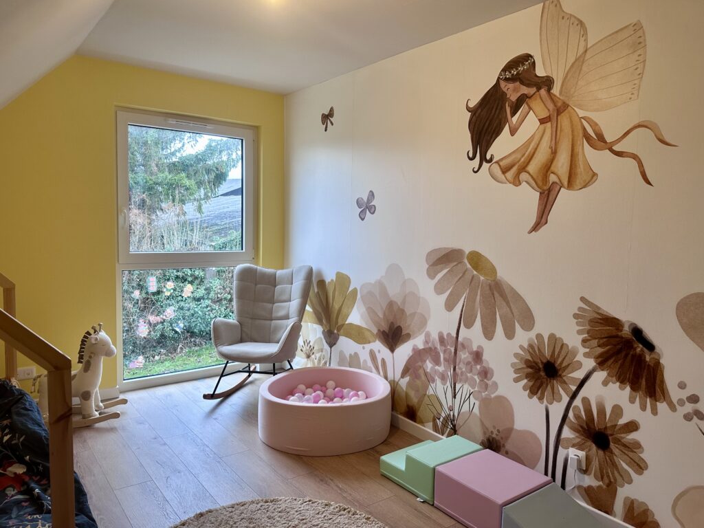 Architecture d’intérieur et décoration intérieure pour une chambre d’enfant sur mesure