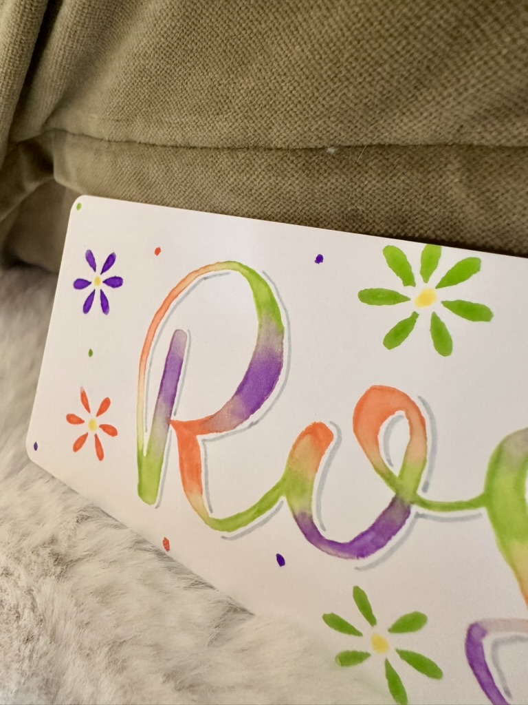 Marque-page fait main et personnalisé - Jardin en éveil – Image 4