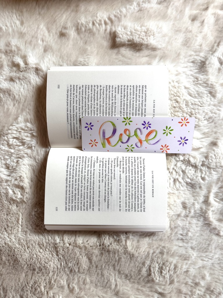 Marque-page fait main et personnalisé - Jardin en éveil – Image 5