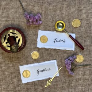 Marque-place fait main et personnalisé - Elégant