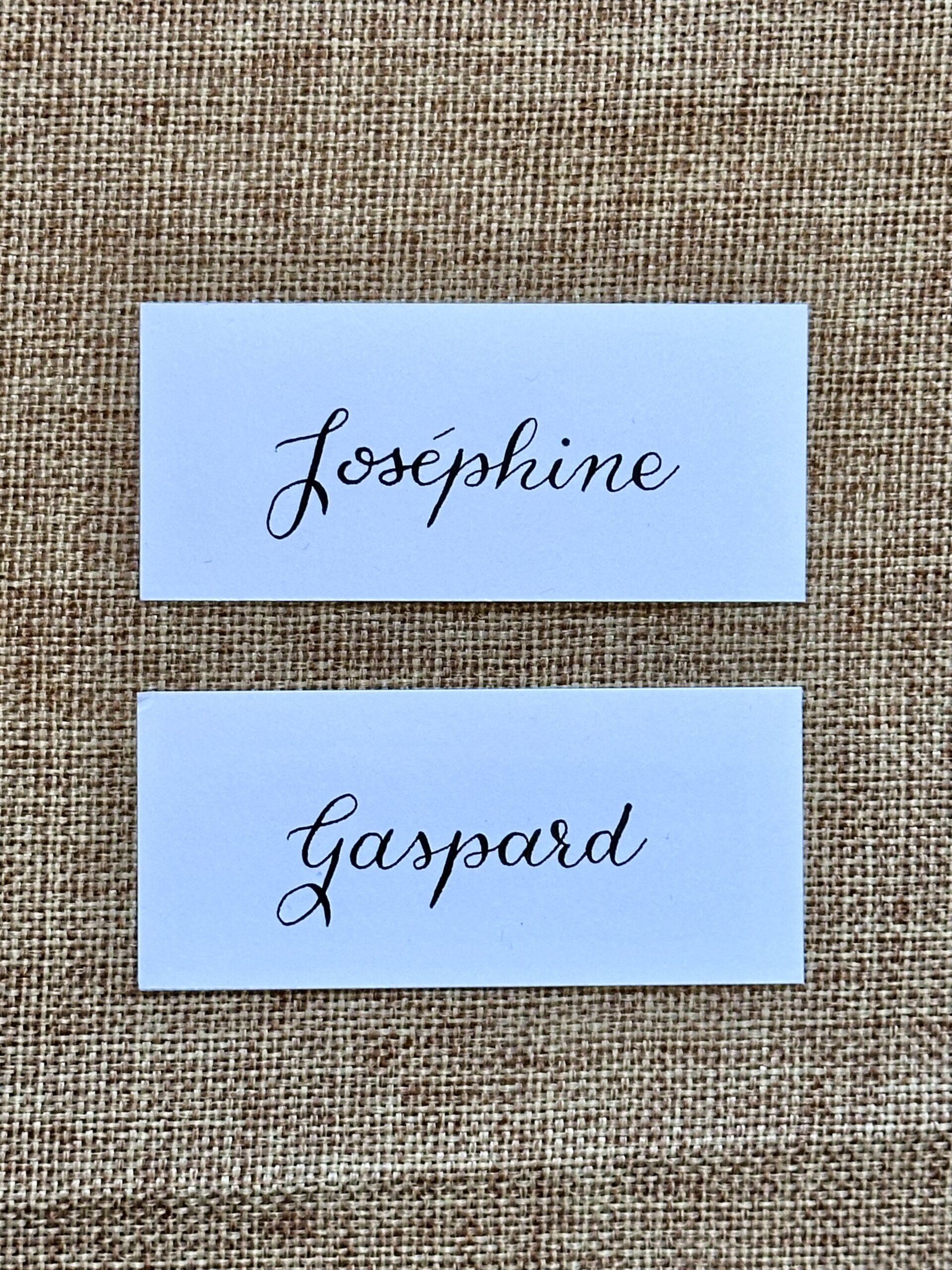 Marque-place fait main et personnalisé - Raffiné – Image 5