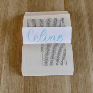 Marque-page fait main et personnalisé – Souffle polaire