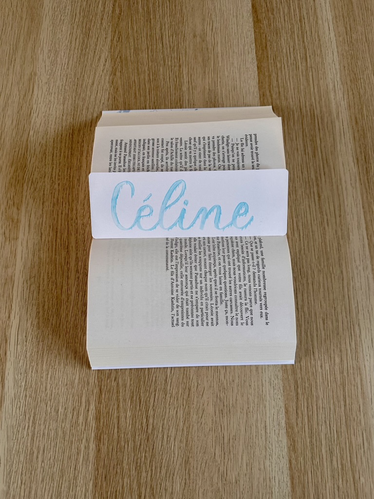 Marque-page fait main et personnalisé - Souffle polaire