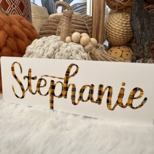 Marque-page fait main et personnalisé – Tartan cosy