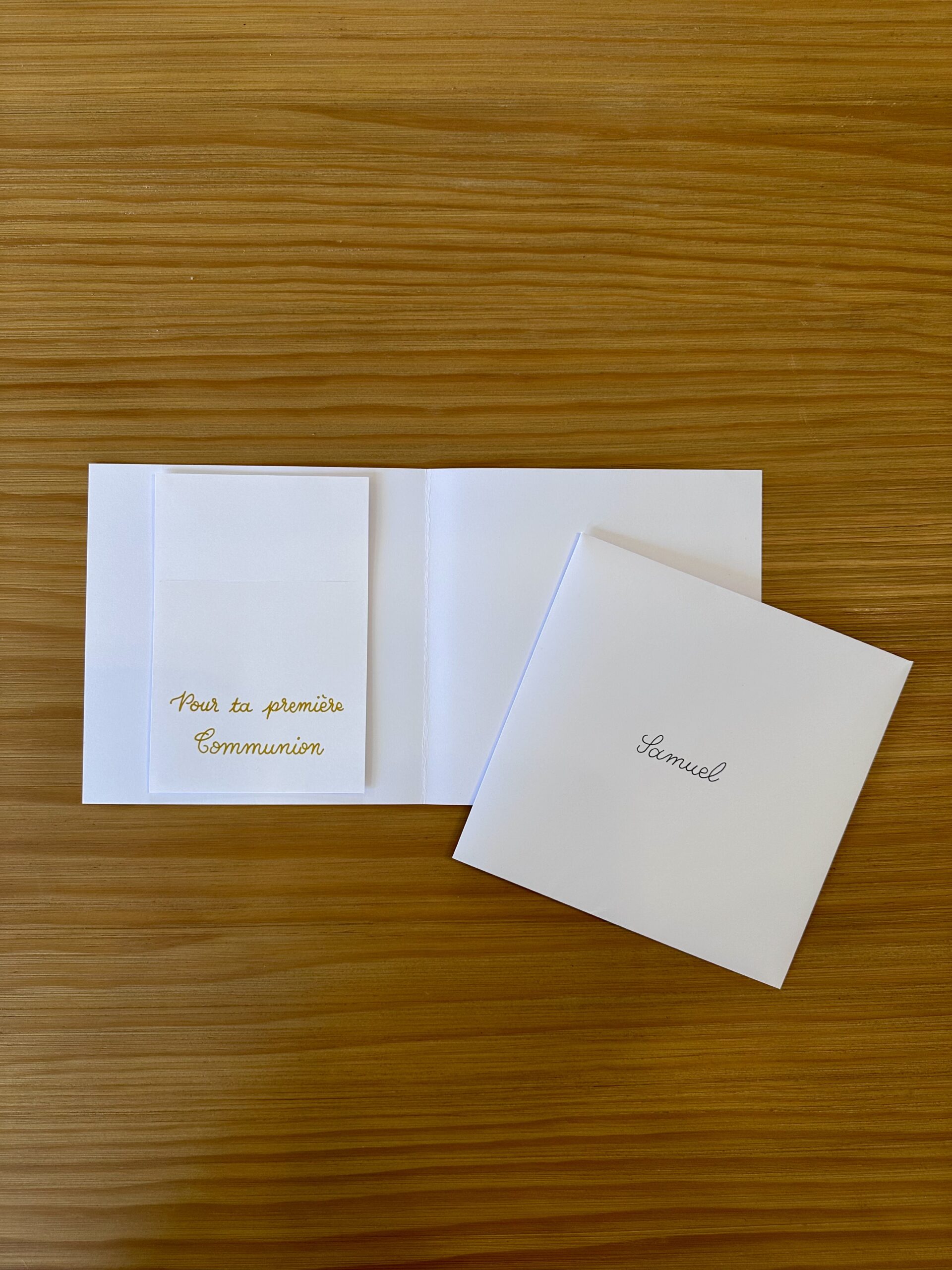 Carte de communion fait main - Colombe de la paix – Image 3